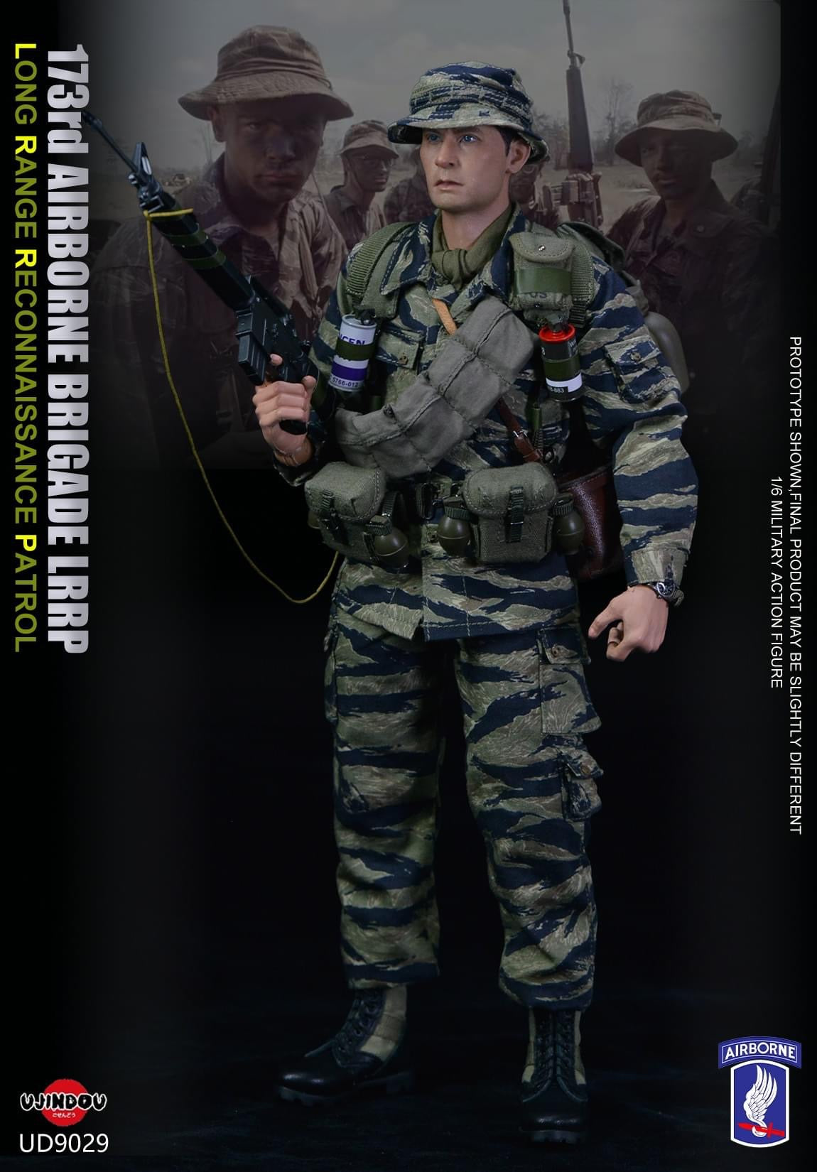 Pedido Figura US Army Airborne Brigade LRRP en Vietnam marca Ujindou UD9029 escala 1/6