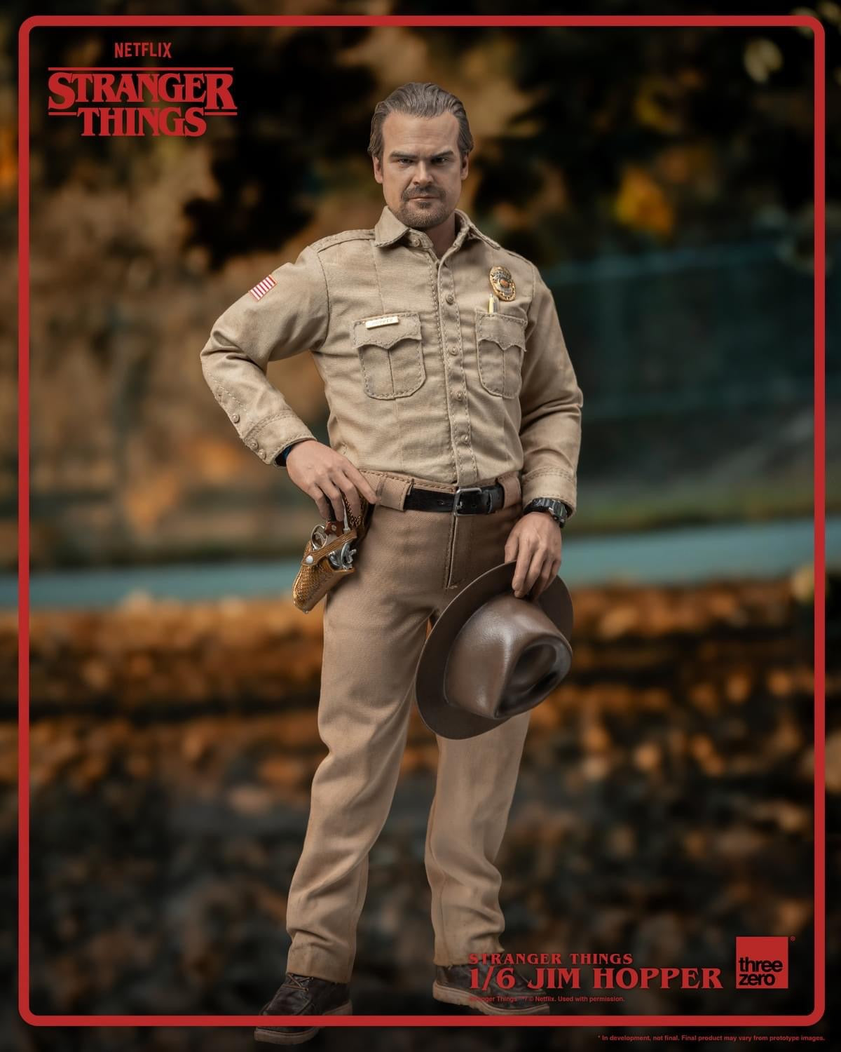 Preventa Figura Jim Hopper - Stranger Things marca Threezero 3Z0515 escala 1/6