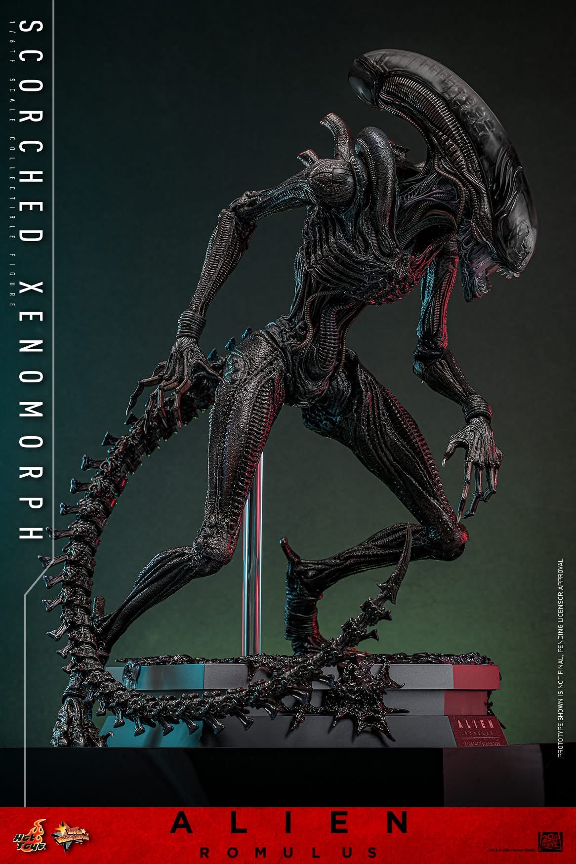 Preventa Figura Scorched Xenomorph - Alien: Romulus marca Hot Toys MMS784 escala 1/6