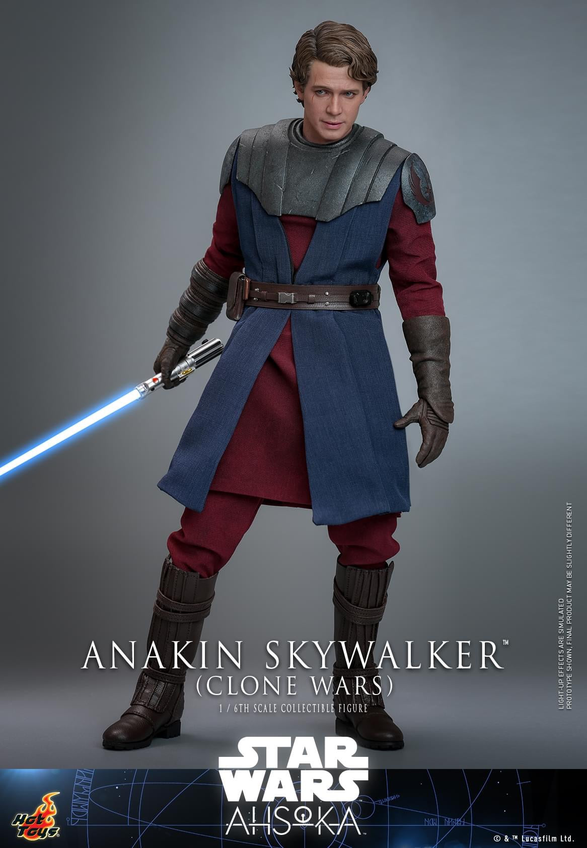 Preventa Figura Anakin Skywalker (Clone Wars) - Star Wars: Ahsoka ™ marca Hot Toys TMS129 escala 1/6