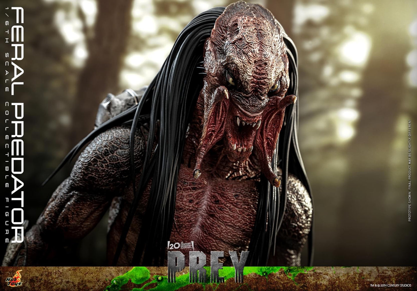 Preventa Figura Feral Predator - Prey marca Hot Toys TMS114 escala 1/6