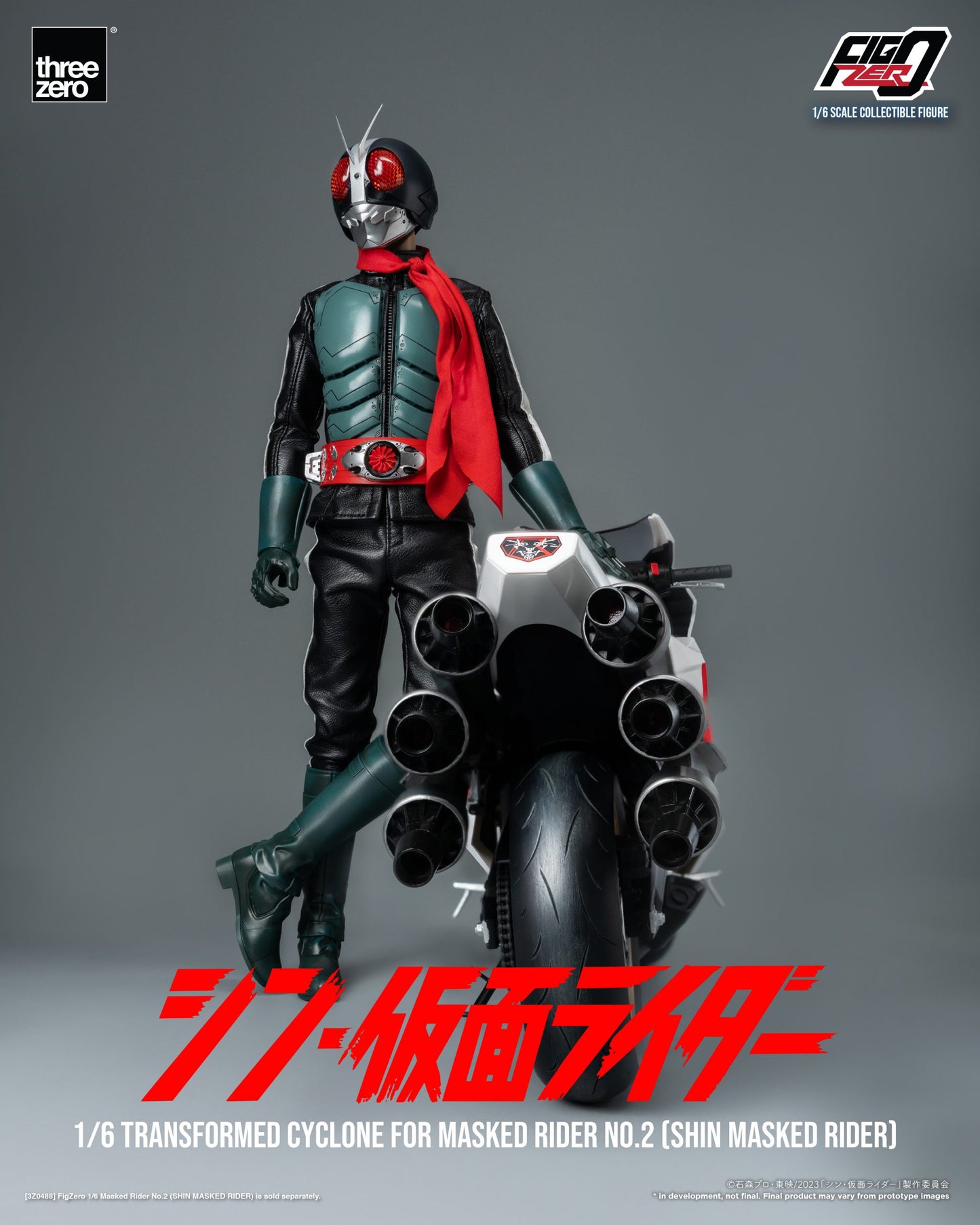 Pedido Vehículo Motocicleta / Transformed Cyclone para Masked Rider No. 2 - FigZero marca Threezero 3Z0493 escala 1/6