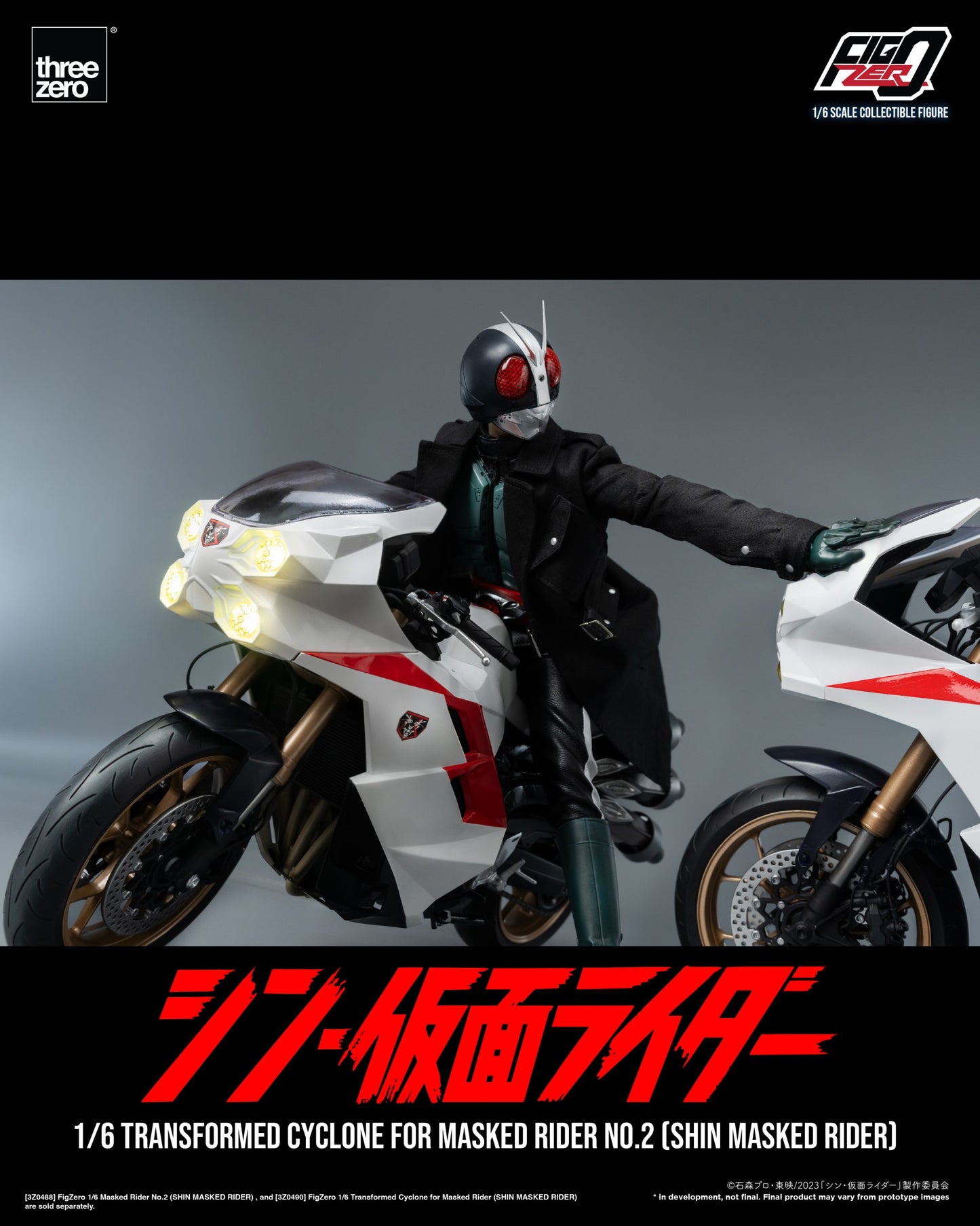 Pedido Vehículo Motocicleta / Transformed Cyclone para Masked Rider No. 2 - FigZero marca Threezero 3Z0493 escala 1/6