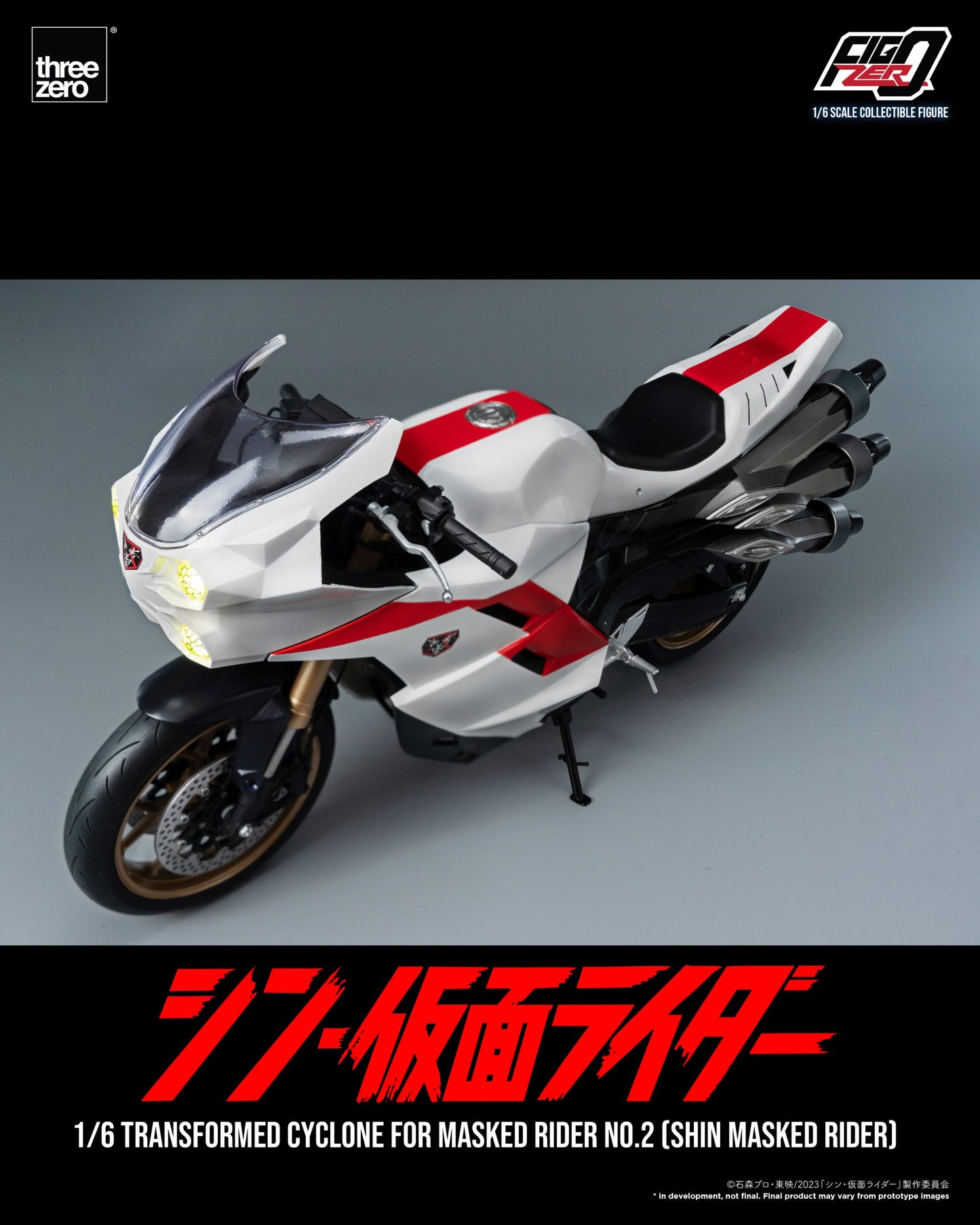 Pedido Vehículo Motocicleta / Transformed Cyclone para Masked Rider No. 2 - FigZero marca Threezero 3Z0493 escala 1/6