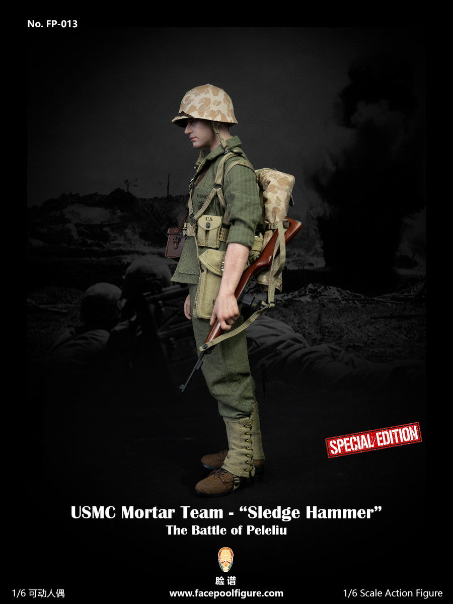 Pedido Figura USMC Mortar Team “Sledge Hammer” (Special Edition) marca Facepool FP013B escala 1/6