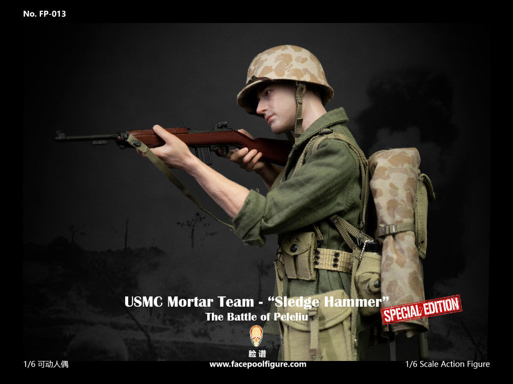 Pedido Figura USMC Mortar Team “Sledge Hammer” (Special Edition) marca Facepool FP013B escala 1/6