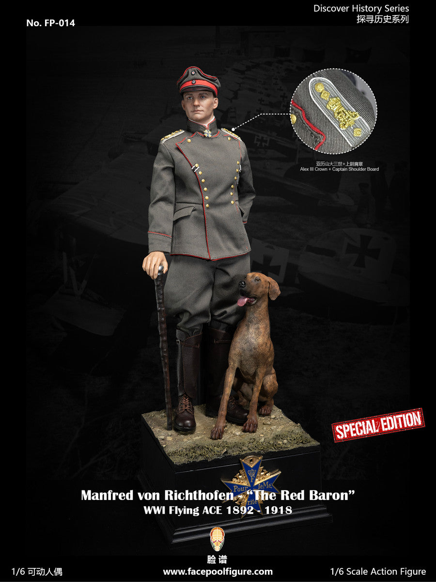 Preventa Figura Manfred von Richthofen "The Red Baron" (Special Edition) marca Facepool FP014B escala 1/6