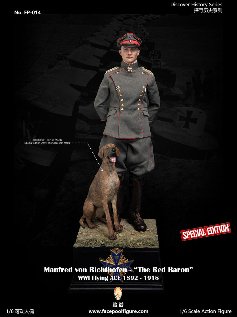 Preventa Figura Manfred von Richthofen "The Red Baron" (Special Edition) marca Facepool FP014B escala 1/6