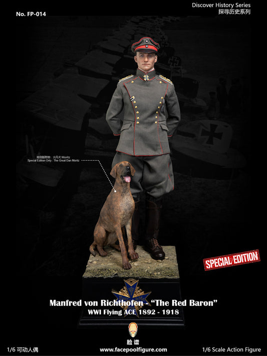 Preventa Figura Manfred von Richthofen "The Red Baron" (Special Edition) marca Facepool FP014B escala 1/6