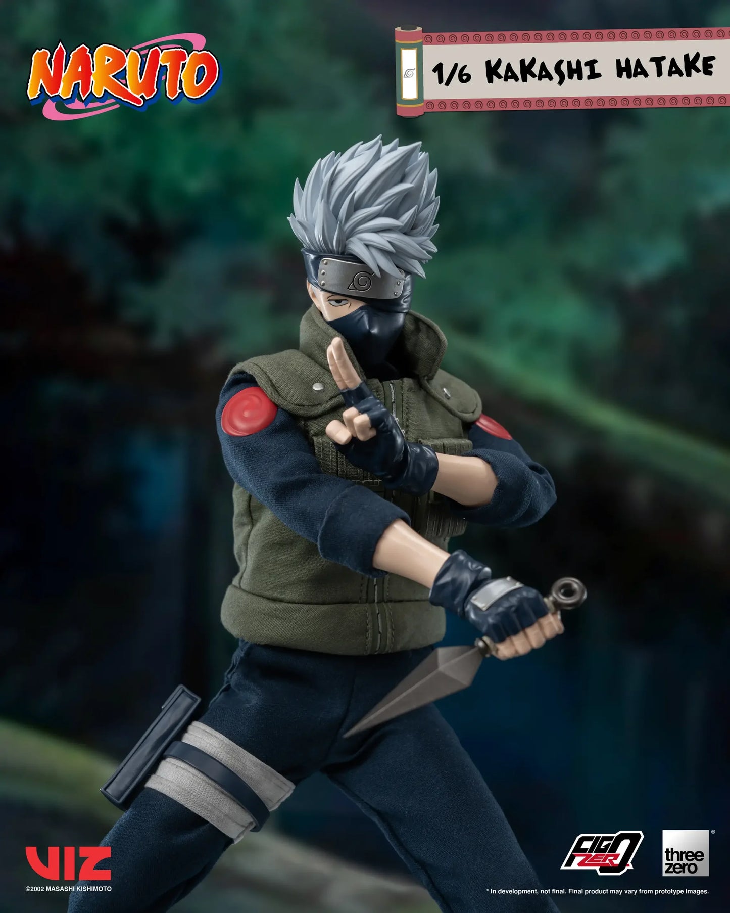 Pedido Figura Kakashi Hatake - NARUTO FigZero marca Threezero 3Z0262 escala 1/6