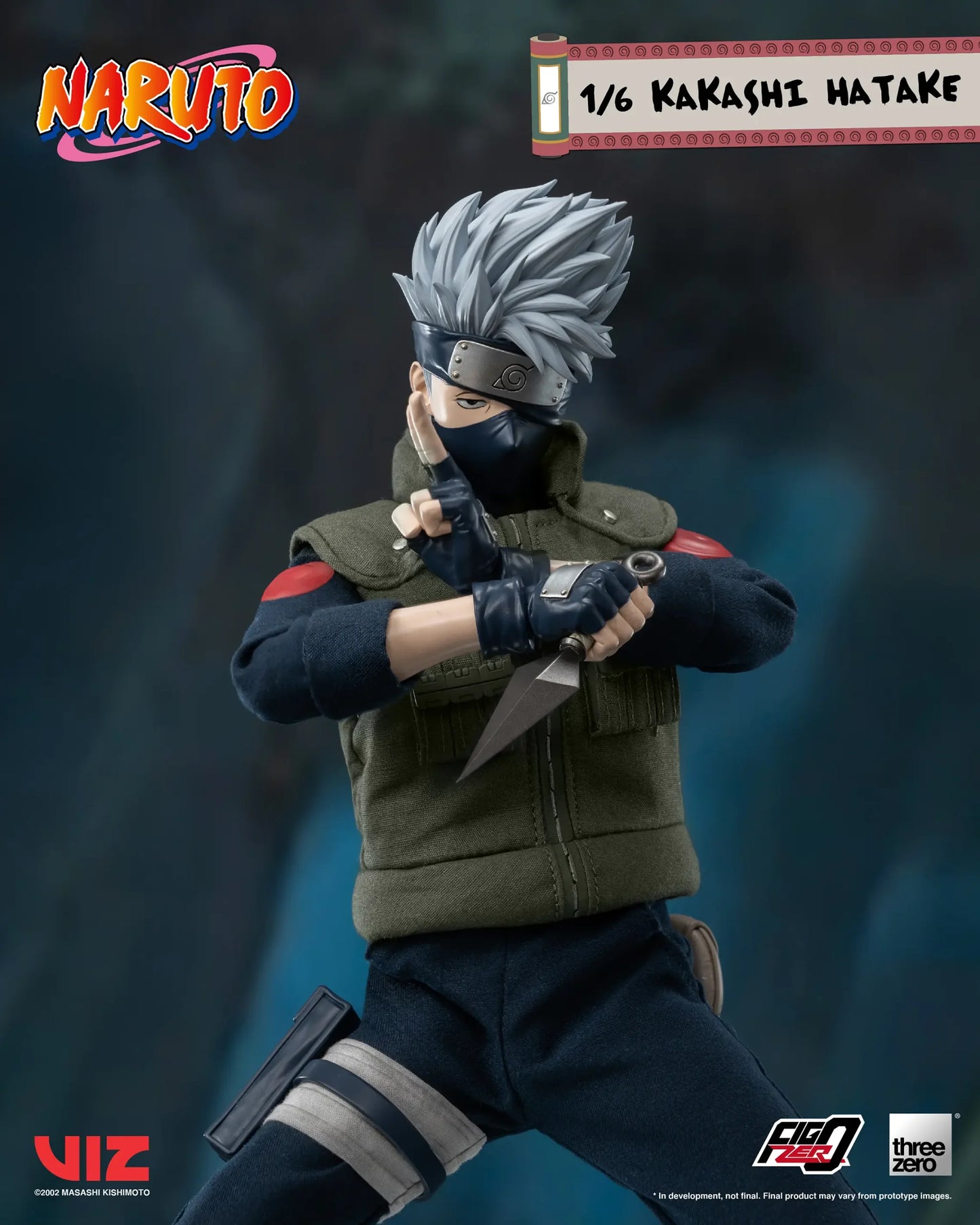 Pedido Figura Kakashi Hatake - NARUTO FigZero marca Threezero 3Z0262 escala 1/6