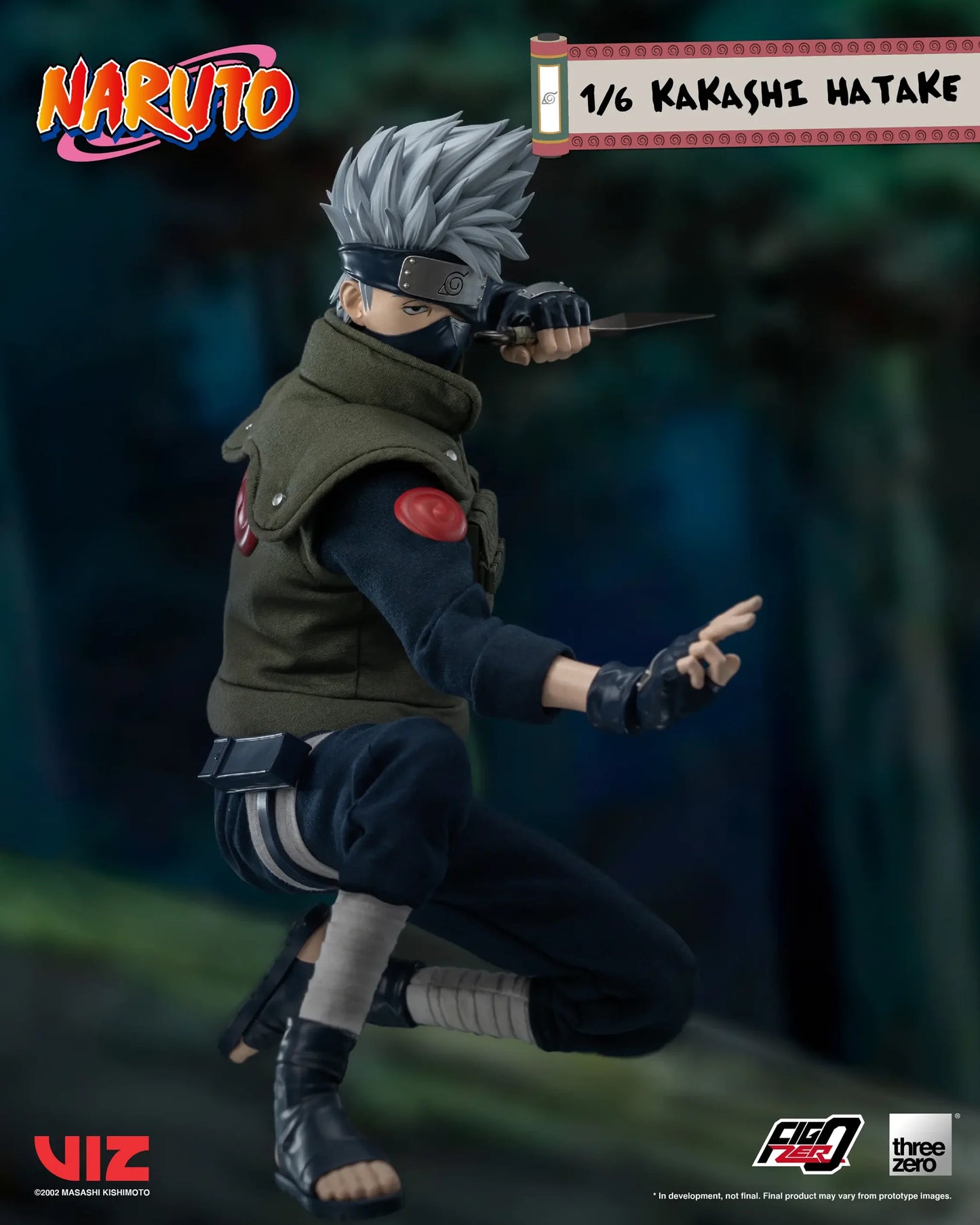 Pedido Figura Kakashi Hatake - NARUTO FigZero marca Threezero 3Z0262 escala 1/6