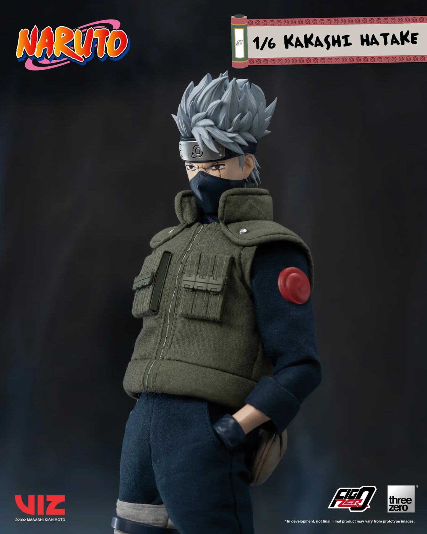 Pedido Figura Kakashi Hatake - NARUTO FigZero marca Threezero 3Z0262 escala 1/6