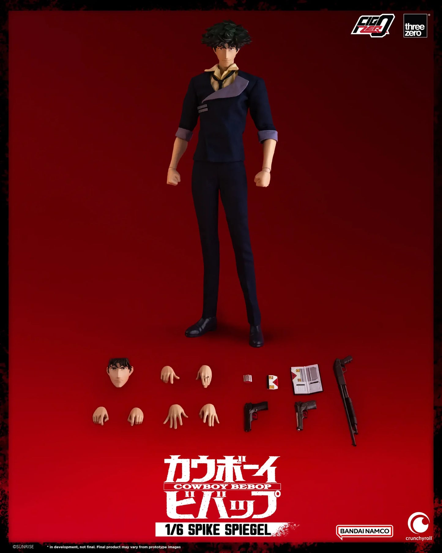 Preventa Figura Spike Spiegel - Cowboy Bebop FigZero marca Threezero 3Z0424 escala 1/6