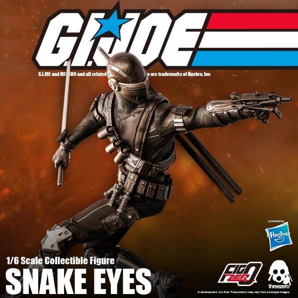 Pedido Figura Snake Eyes - G.I.Joe marca Threezero 3Z0215 escala 1/6 (BACK ORDER)