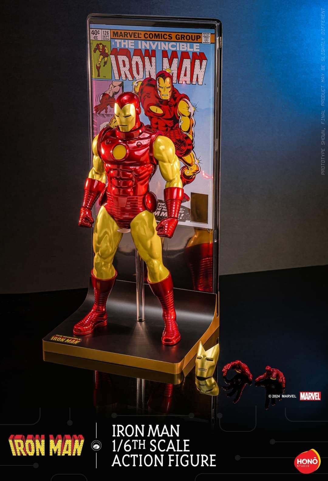 Preventa Figura Iron Man marca Hot Toys x Hono Studio HS05 escala 1/6