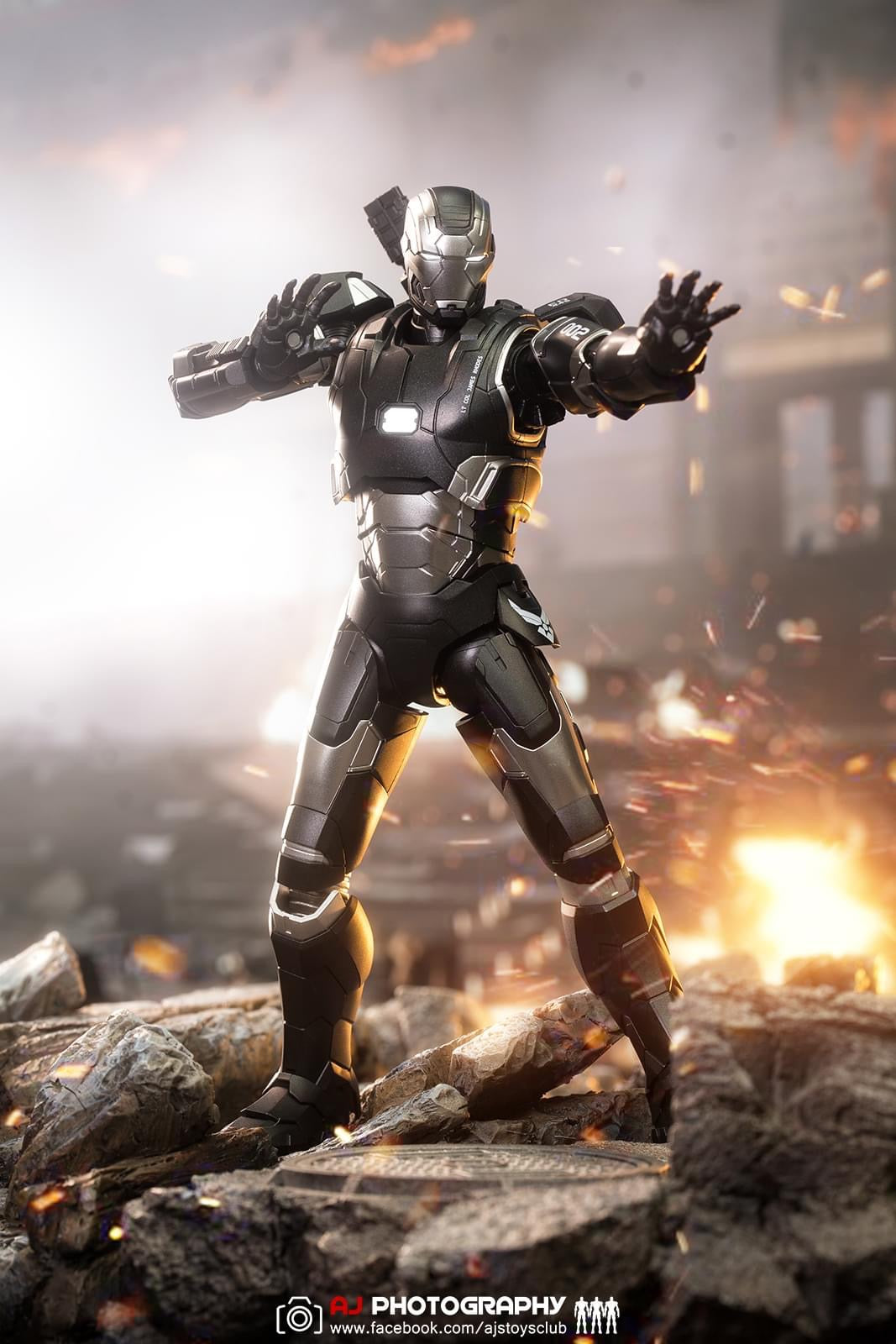 Pedido Figura DLX War Machine Mark 2 - Avengers: The Infinity Saga marca Threezero 3Z0478 escala pequeña 1/12