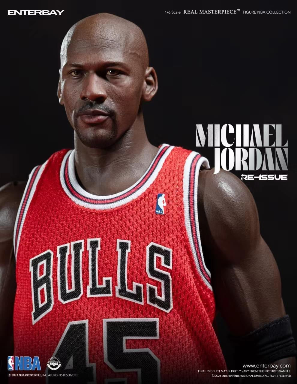 Preventa Figura MICHAEL JORDAN - I'm Back #45 marca EnterBay RM-1053 escala 1/6 (relanzamiento)