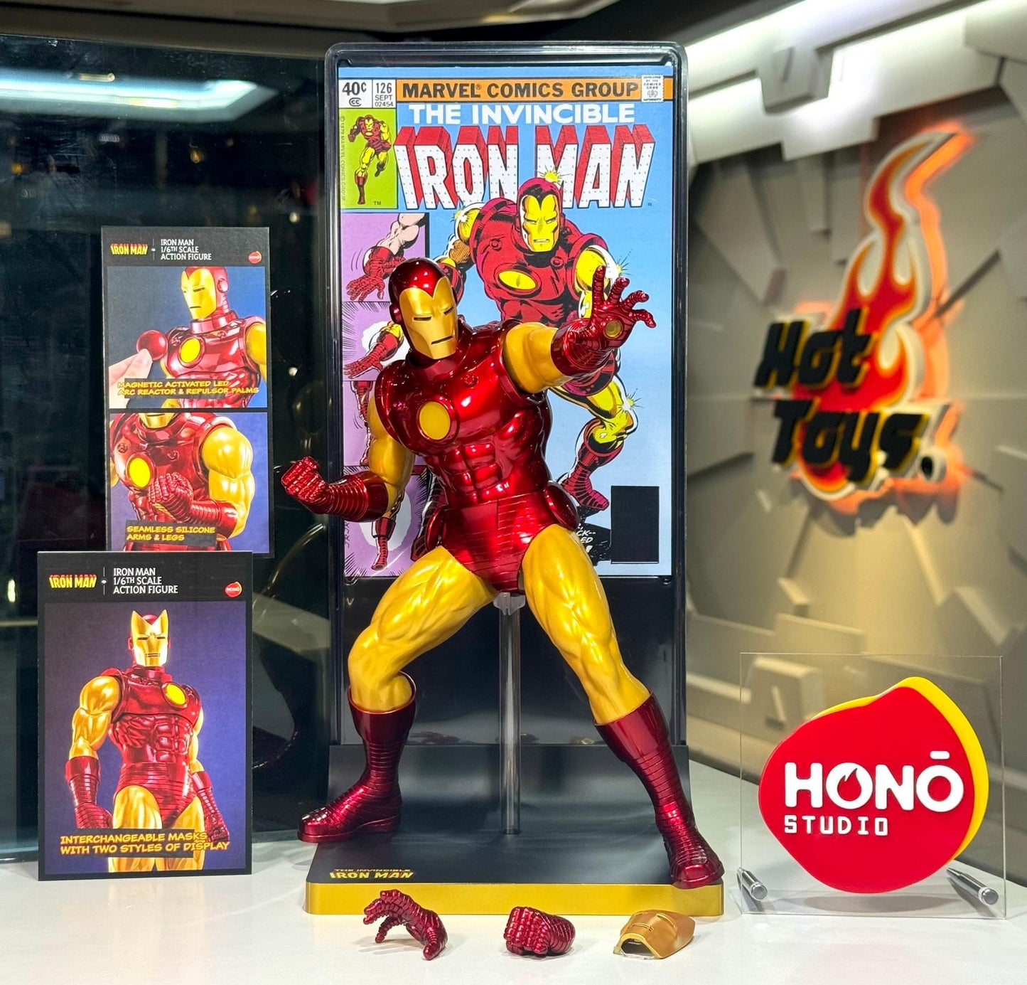 Preventa Figura Iron Man marca Hot Toys x Hono Studio HS05 escala 1/6