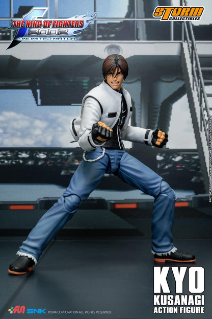 Pedido Figura Kyo Kusanagi - The King of Fighters 2002 Unlimited Match marca Storm Collectibles SKKF08 escala pequeña 1/12