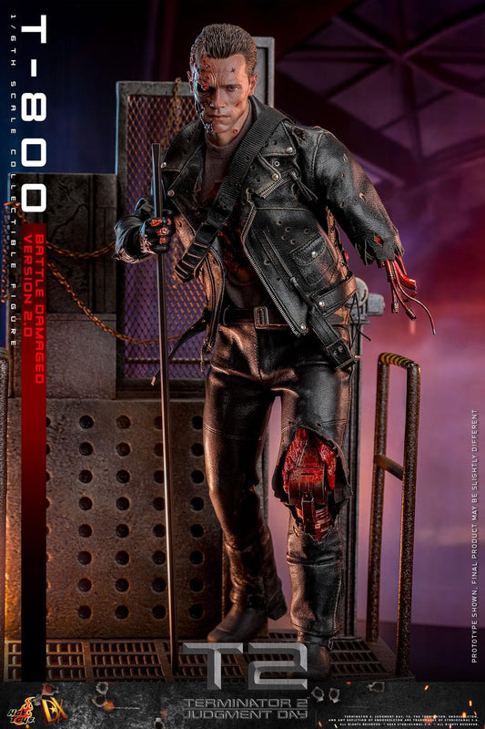 Preventa Figura T-800 (Battle Damaged Version 2.0) - Terminator 2: Judgment Day marca Hot Toys DX46 escala 1/6