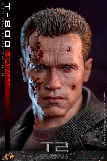 Preventa Figura T-800 (Battle Damaged Version 2.0) - Terminator 2: Judgment Day marca Hot Toys DX46 escala 1/6