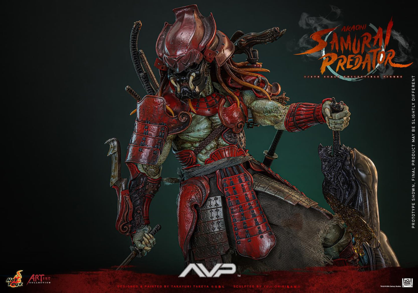 Preventa Figura Akaoni Samurai Predator - Alien vs. Predator marca Hot Toys AC06 escala 1/6