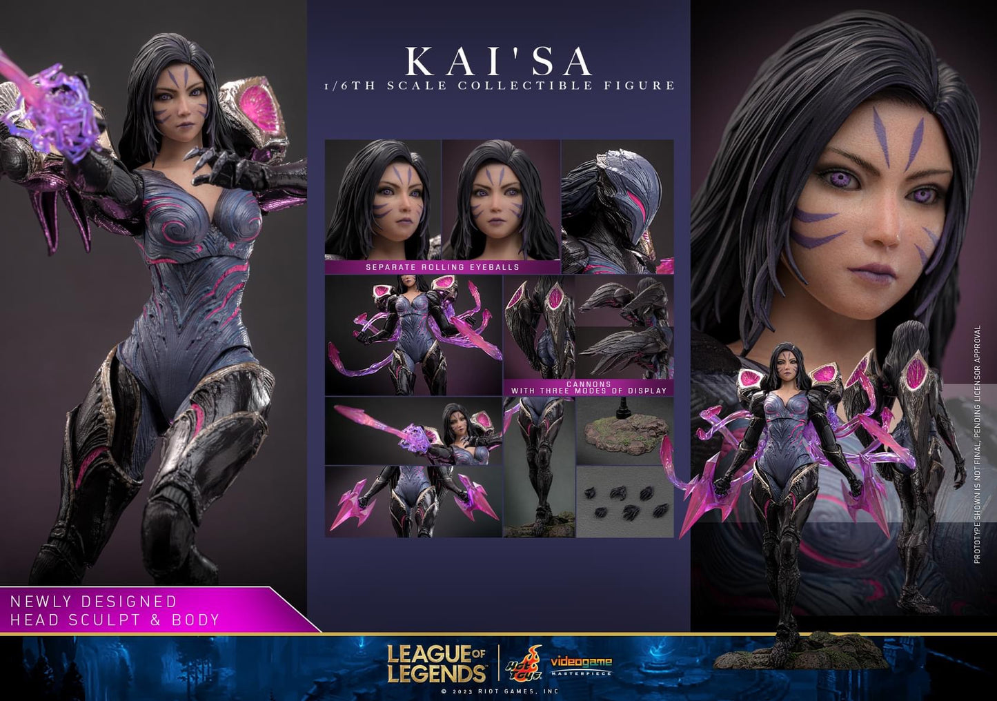 Preventa Figura Kai'Sa - League of Legends marca Hot Toys VGM57 escala 1/6