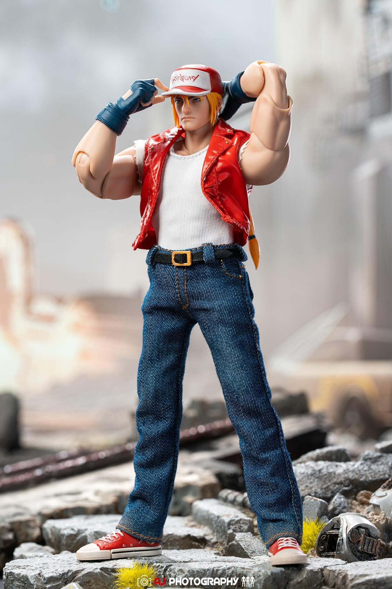 Pedido Figura Terry Bogard - The King of Fighters '97 marca Tunshi Studio SNK TS-XZZ-005 escala pequeña 1/12