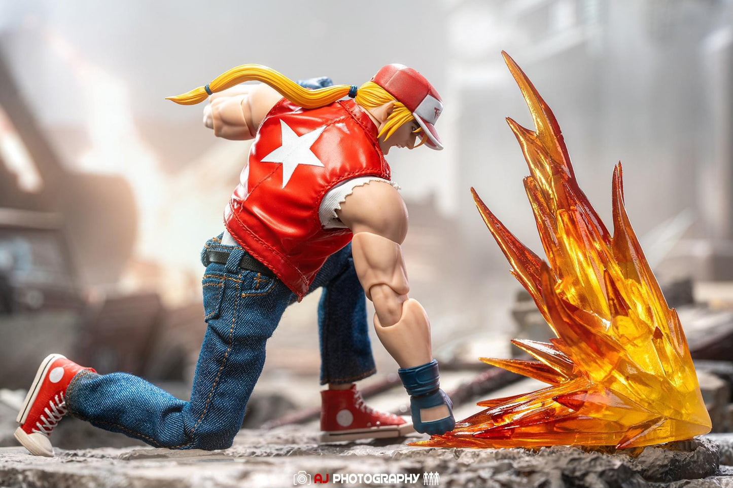 Pedido Figura Terry Bogard - The King of Fighters '97 marca Tunshi Studio SNK TS-XZZ-005 escala pequeña 1/12