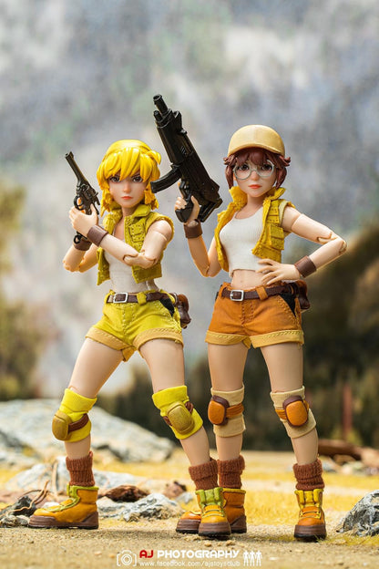 Pedido Figura Eri Kasamoto - SNK METAL SLUG III marca Tunshi Studio SNK TS-007 escala pequeña 1/12