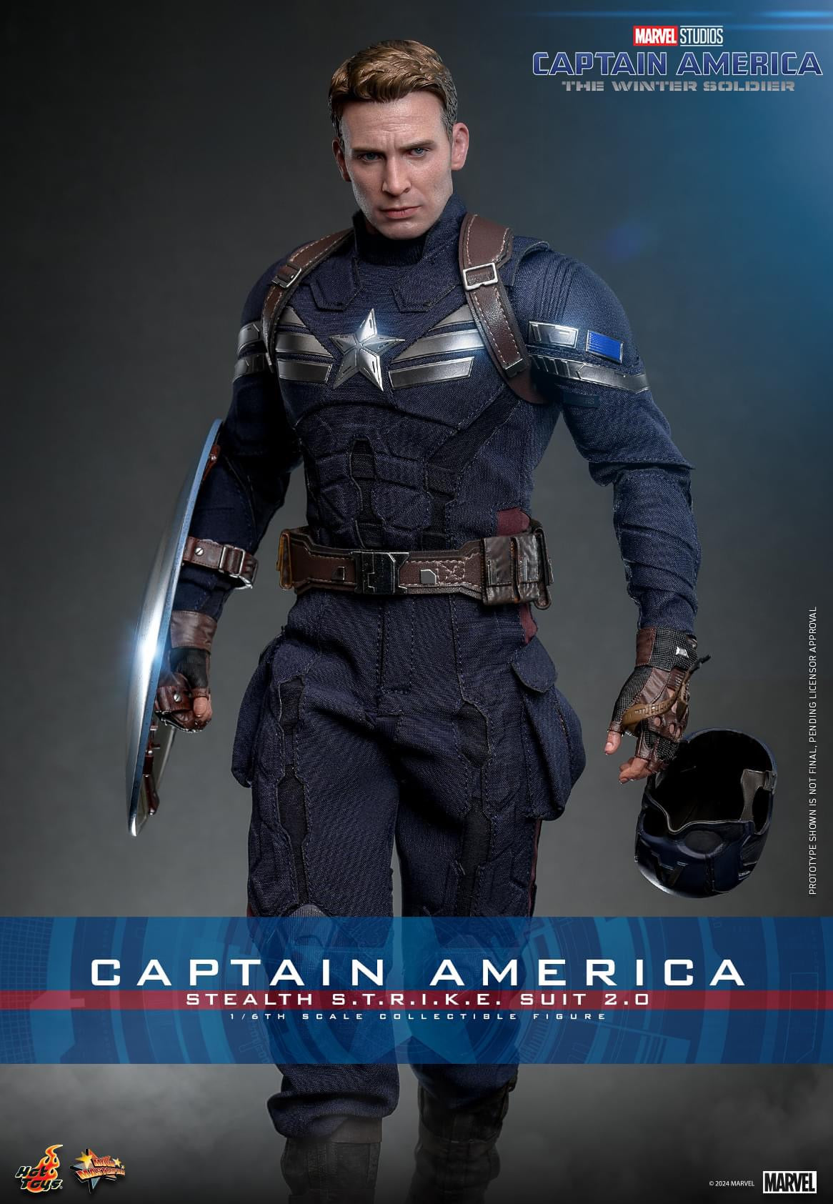 Preventa Figura Captain America (Stealth S.T.R.I.K.E. Suit 2.0) - Captain America: The Winter Soldier marca Hot Toys MMS783 escala 1/6