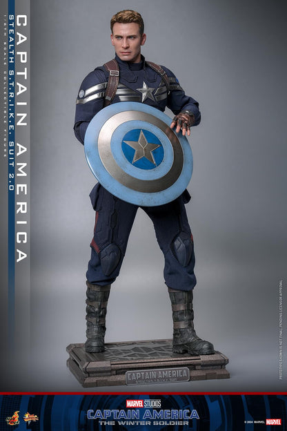 Preventa Figura Captain America (Stealth S.T.R.I.K.E. Suit 2.0) - Captain America: The Winter Soldier marca Hot Toys MMS783 escala 1/6