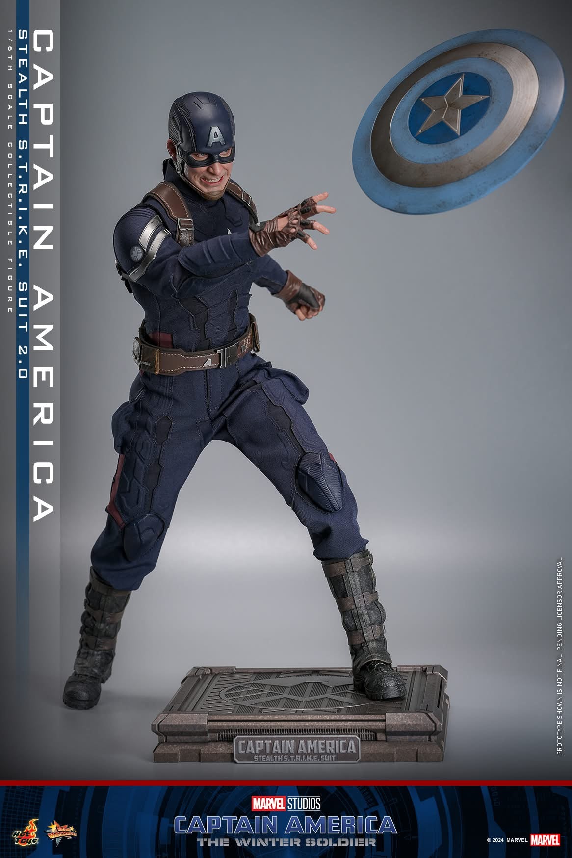 Preventa Figura Captain America (Stealth S.T.R.I.K.E. Suit 2.0) - Captain America: The Winter Soldier marca Hot Toys MMS783 escala 1/6