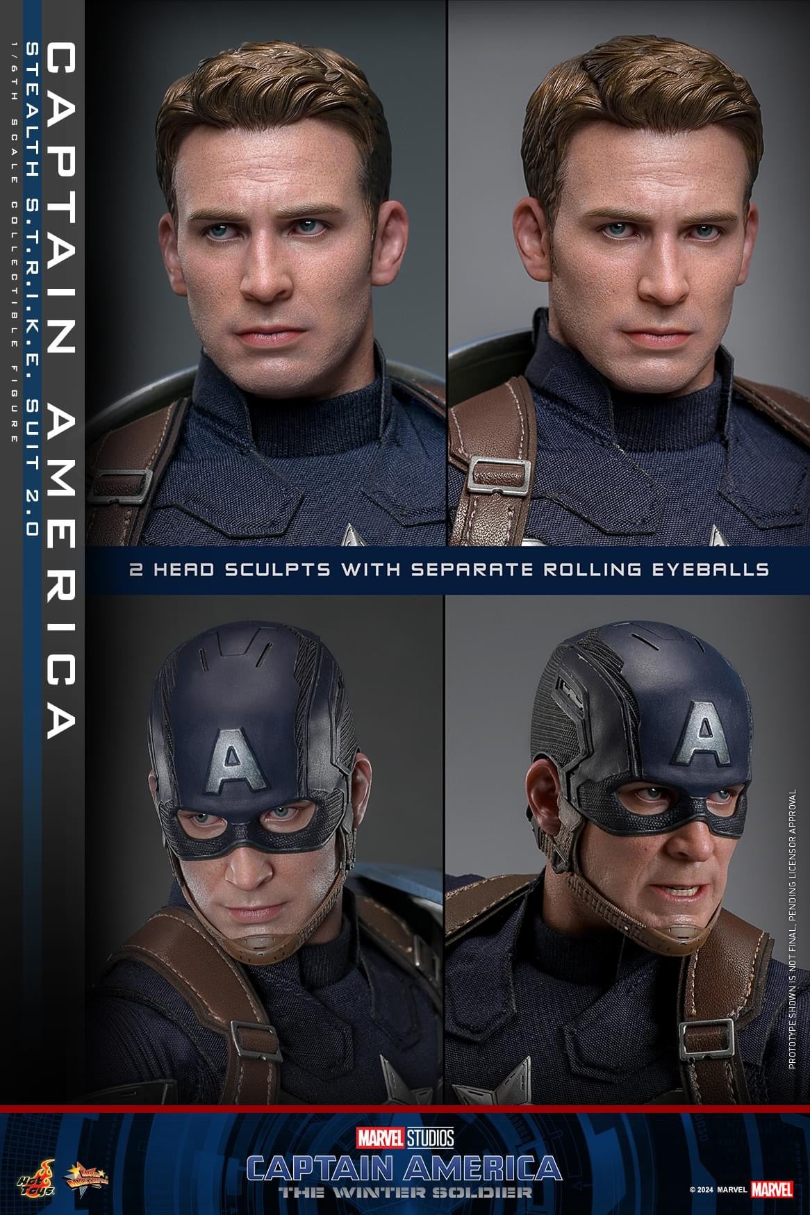 Preventa Figura Captain America (Stealth S.T.R.I.K.E. Suit 2.0) - Captain America: The Winter Soldier marca Hot Toys MMS783 escala 1/6