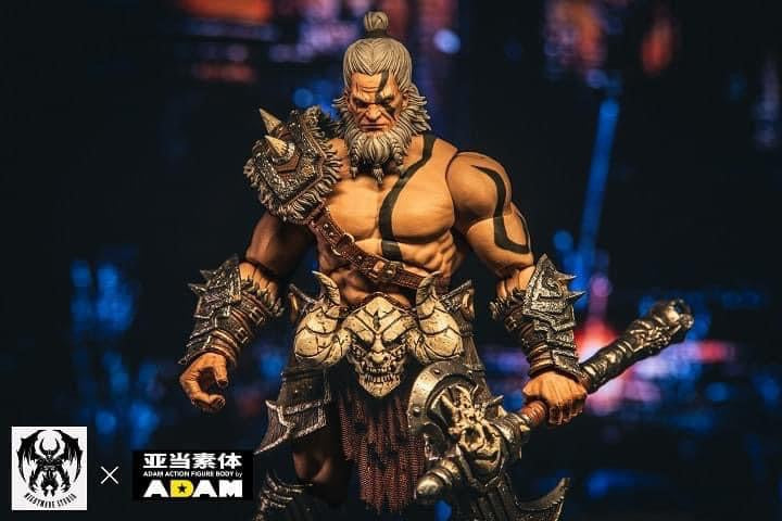 Preventa Figura Barbarian Berserker marca Nightmare Studio D20 escala pequeña 1/12