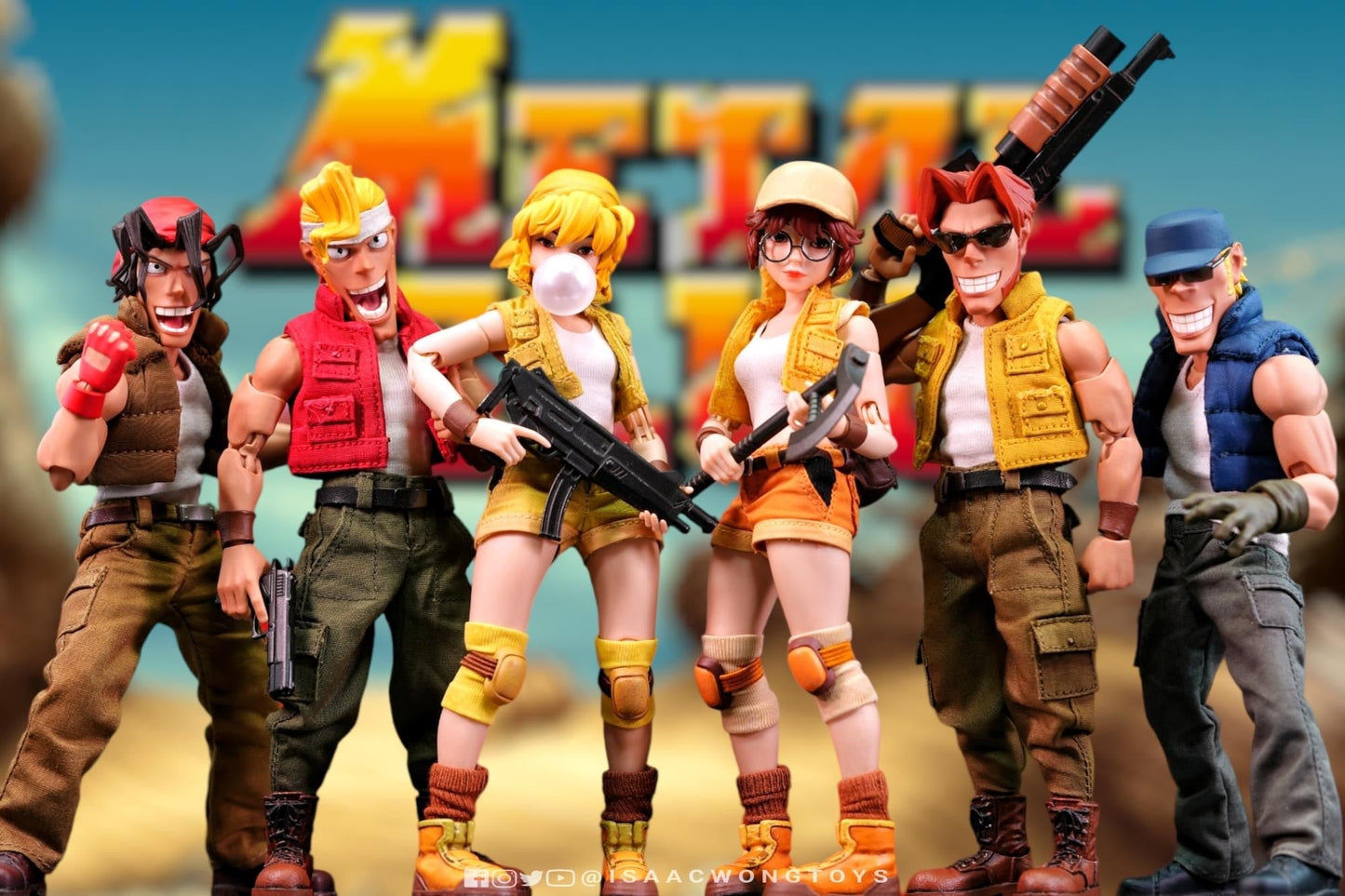 Pedido Figura Fiolina Germi - SNK METAL SLUG III marca Tunshi Studio SNK TS-006 escala pequeña 1/12