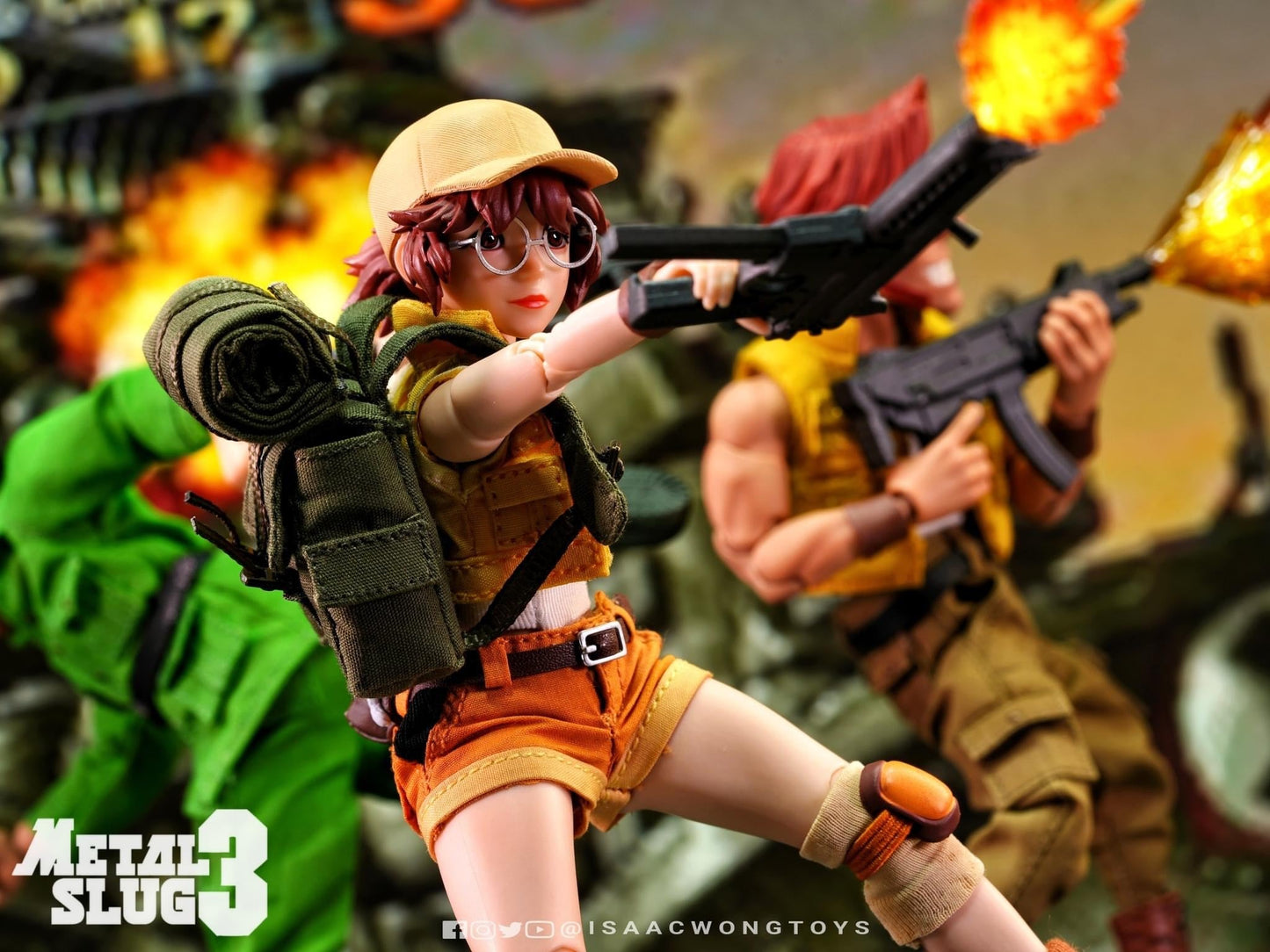 Pedido Figura Fiolina Germi - SNK METAL SLUG III marca Tunshi Studio SNK TS-006 escala pequeña 1/12