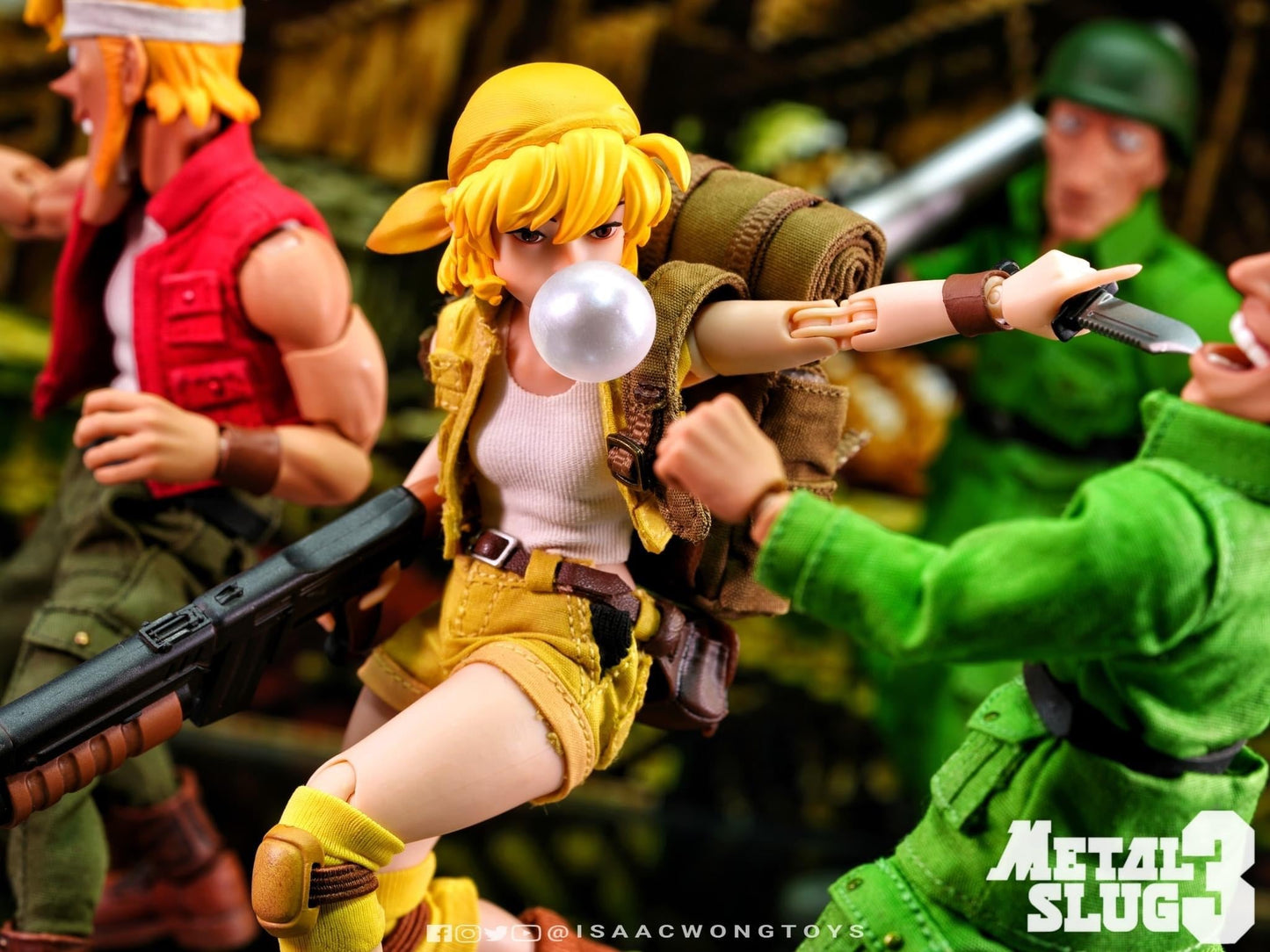 Pedido Figura Fiolina Germi - SNK METAL SLUG III marca Tunshi Studio SNK TS-006 escala pequeña 1/12