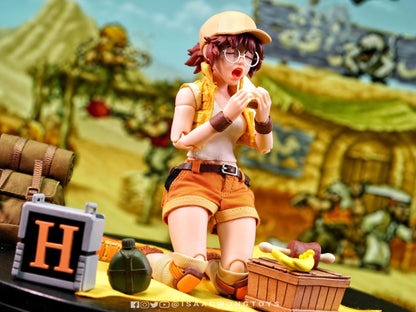 Pedido Figura Eri Kasamoto - SNK METAL SLUG III marca Tunshi Studio SNK TS-007 escala pequeña 1/12