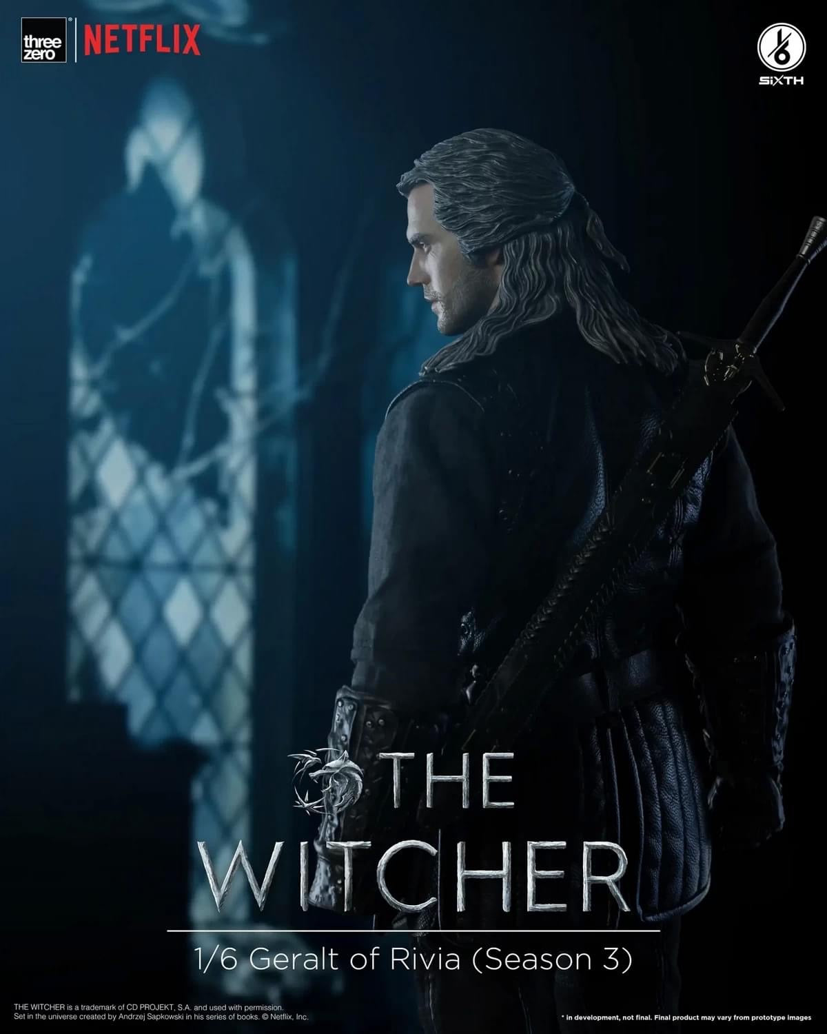 Pedido Figura The Witcher Geralt of Rivia (Season 3) Netflix marca Threezero 3Z0532 escala 1/6