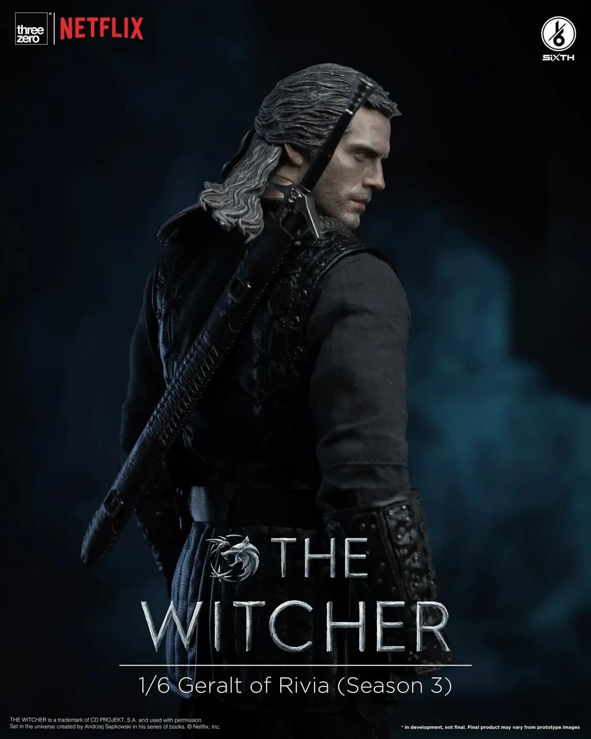 Pedido Figura The Witcher Geralt of Rivia (Season 3) Netflix marca Threezero 3Z0532 escala 1/6