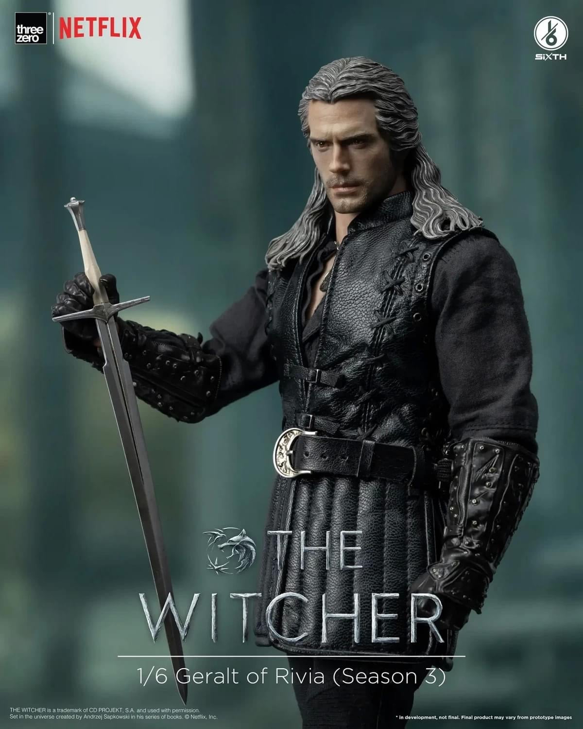 Pedido Figura The Witcher Geralt of Rivia (Season 3) Netflix marca Threezero 3Z0532 escala 1/6