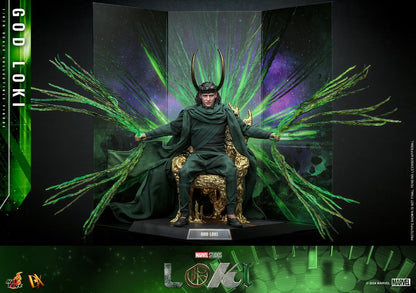 Preventa Figura God Loki - Loki Series marca Hot Toys DX40 escala 1/6