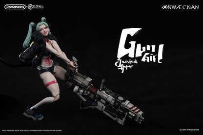 Preventa Figura GUN GIRL (2 versiones) marca Romankey x COWL escala pequeña 1/12