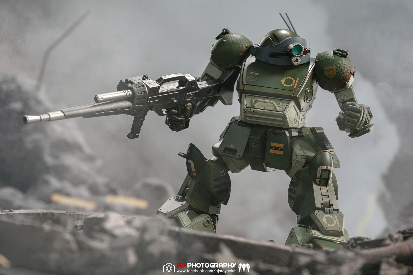 Preventa Figura ROBO-DOU Scopedog - Armored Trooper VOTOMS marca Threezero 3Z0190 (14.6 cm)