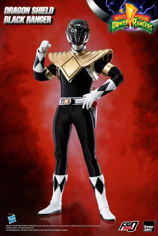 Pedido Figura Dragon Shield Black Ranger - Mighty Morphin Power Rangers - FigZero marca Threezero 3Z0591 escala 1/6