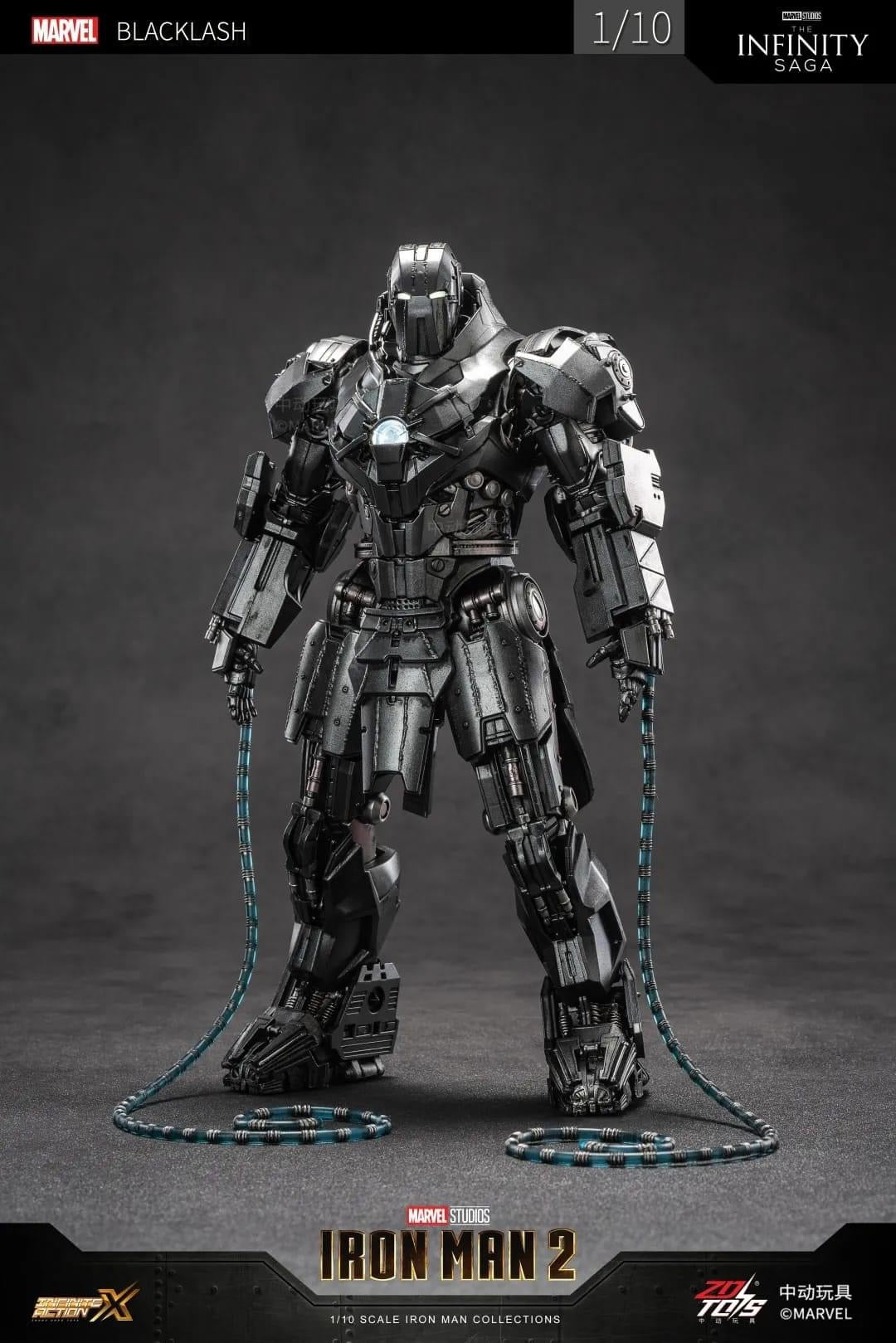 Pedido Figura Whiplash / Blacklash - Ironman 2 marca ZD Toys 1915-02 escala pequeña 1/10 (23 cm)