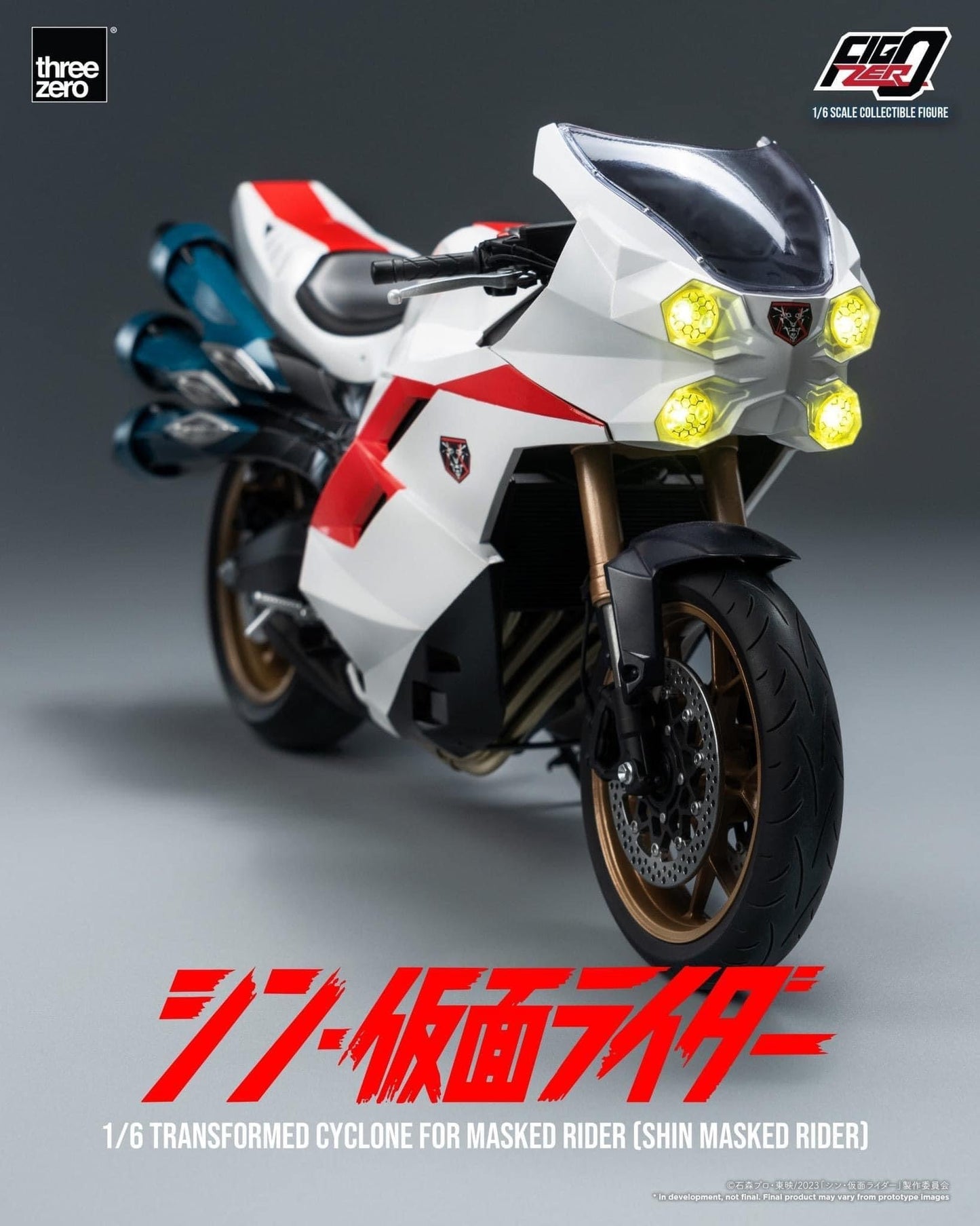 Pedido Vehículo Motocicleta / Transformed Cyclone para Shin Masked Rider - FigZero marca Threezero 3Z0490 escala 1/6