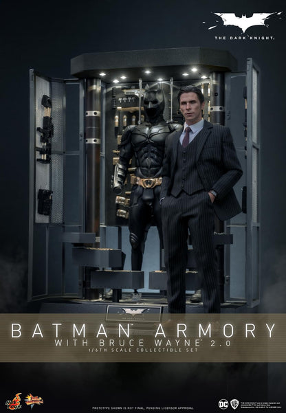 Preventa Figura Batman Armory con Bruce Wayne (2.0) - The Dark Knight marca Hot Toys MMS750 escala 1/6